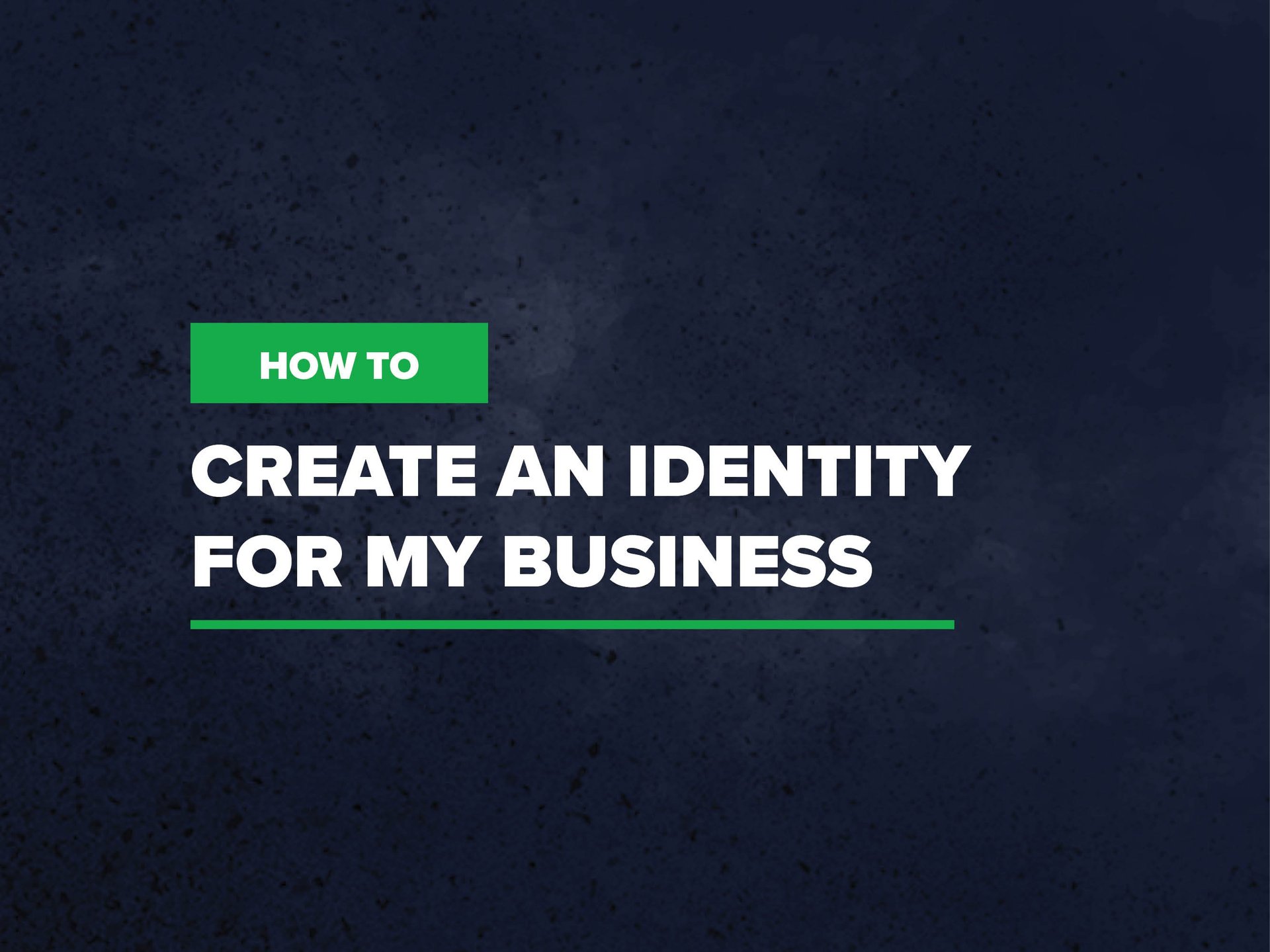 Create An Identity
